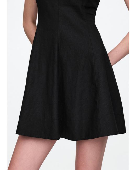 Abito Corto di Gap in Black
