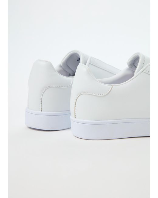 Sneakers Con Lacci Elasticati Contemporary, Uomo, , Taglia di Piombo in White da Uomo