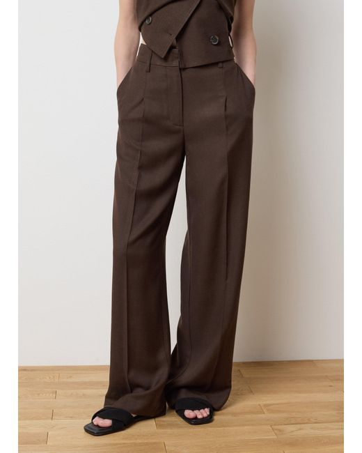 Pantalone A Gamba Larga, Donna, Taglia di OVS in Brown