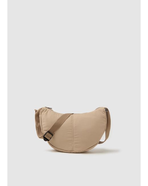 Ovs Borsa Essential Grande A Mezza Luna Con Tracolla, Donna, Taglia di OVS in White