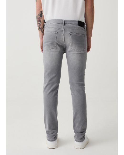 Ovs , Jeans Skinny Fit di OVS in Gray da Uomo
