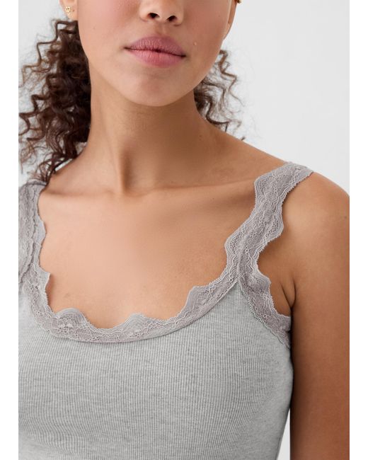 Pigiama Elasticizzato Con Dettagli di Gap in White