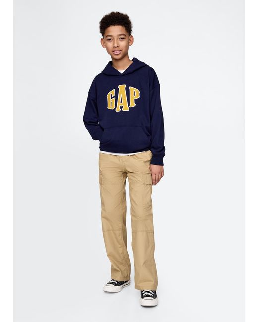 Felpa Con Cappuccio E Logo, Bambino, Taglia di OVS in Blue da Uomo