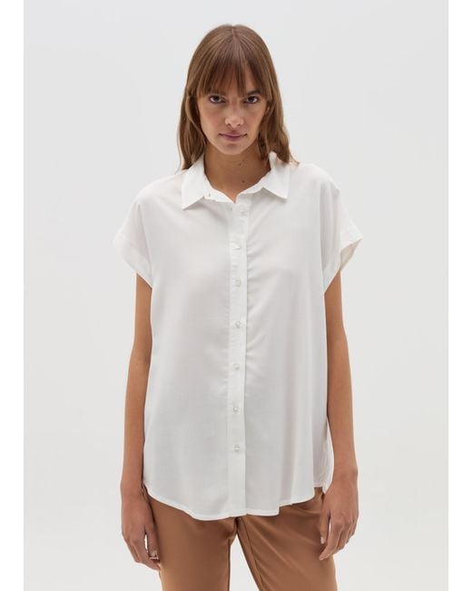 Ovs Camicia Con Maniche Corte A Kimono, Donna, Taglia di OVS in White