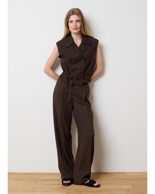 Pantalone A Gamba Larga, Donna, Taglia di OVS in Brown