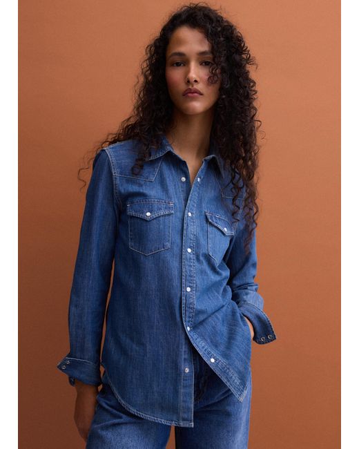 Camicia Blu di Piombo in Blue