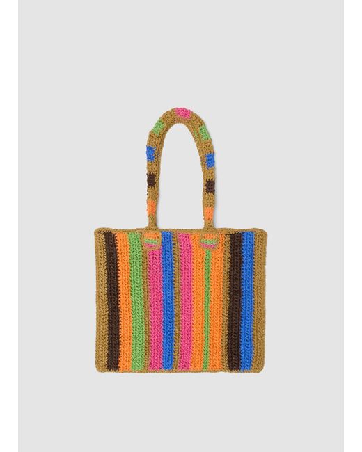 Borsa Da Spiaggia di Piombo in White