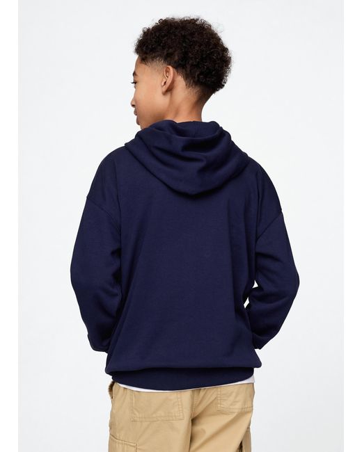 Felpa Con Cappuccio E Logo, Bambino, Taglia di OVS in Blue da Uomo