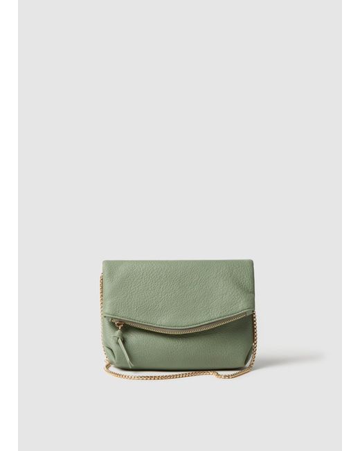 Ovs Borsa Effetto Metallizzato Con Tracolla, Donna, Taglia di OVS in Green