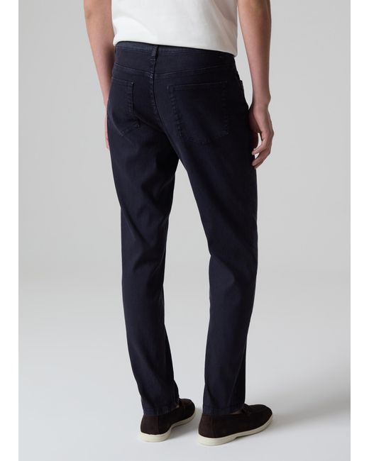 Jeans Slim Fit Cinque Tasche Contemporary, Uomo, , Taglia di Piombo in Blue da Uomo