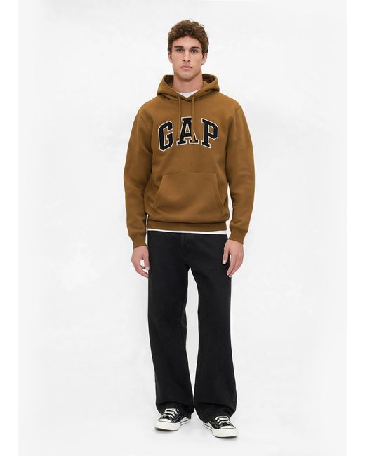 Felpa Con Cappuccio, Uomo, Taglia di Gap in Brown da Uomo