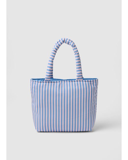 Borsa Da Spalla A Righe Con Manici Morbidi, Donna, Taglia di OVS in Blue