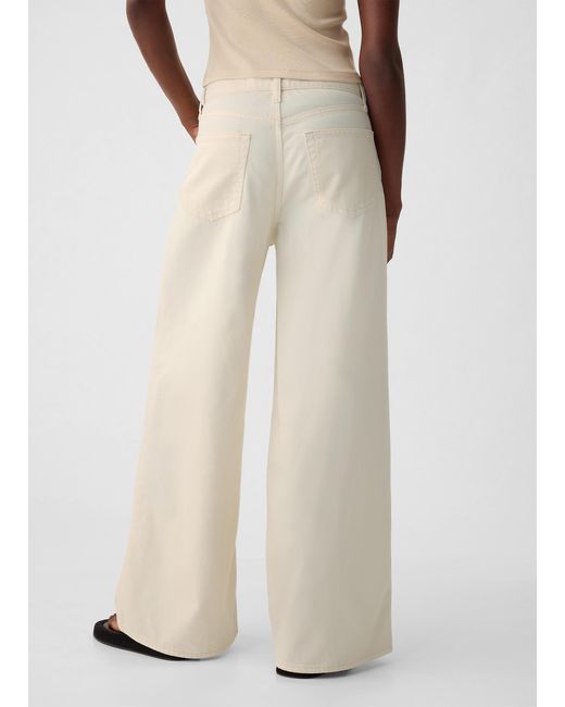 Jeans Wide Leg di Gap in Natural