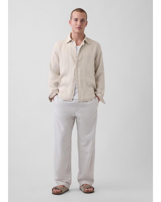 Camicia di Gap in Natural da Uomo