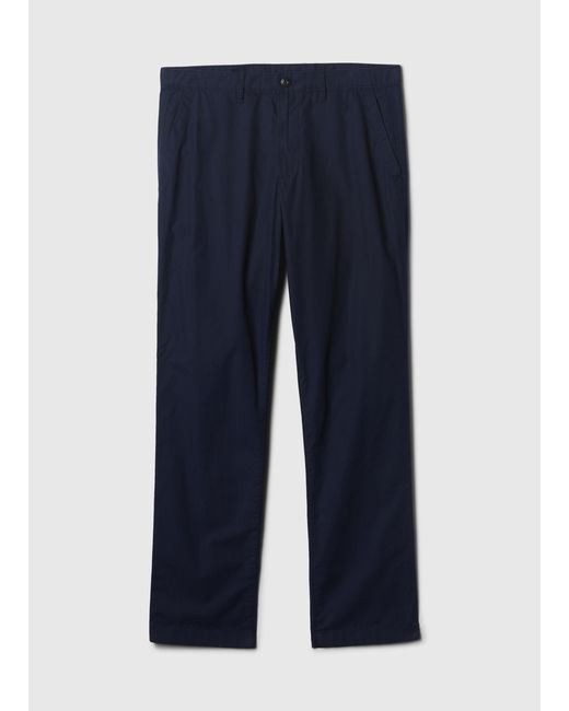 Pantalone chino in popeline di Gap in Blue da Uomo