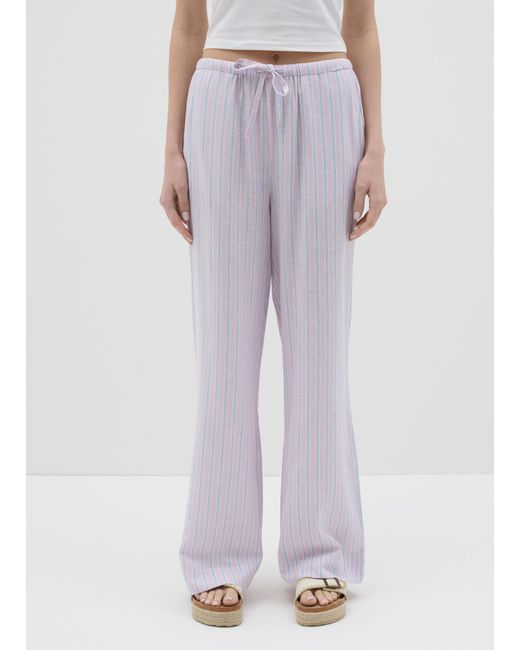 Pantalone Relaxed Fit Con Coulisse, Donna, Taglia di OVS in White