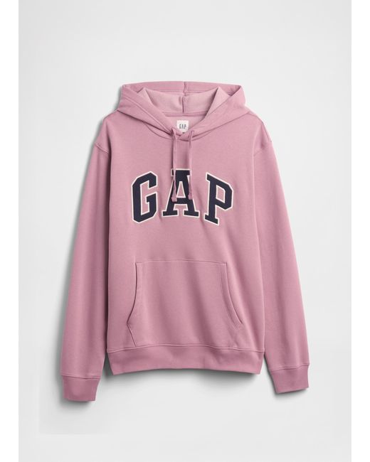 Felpa Con Cappuccio E Logo, Uomo, Taglia di Gap in Pink da Uomo