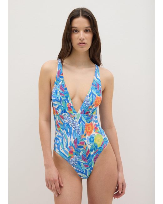 Ovs Costume Intero Da Donna Elasticizzato, Taglia di OVS in Blue