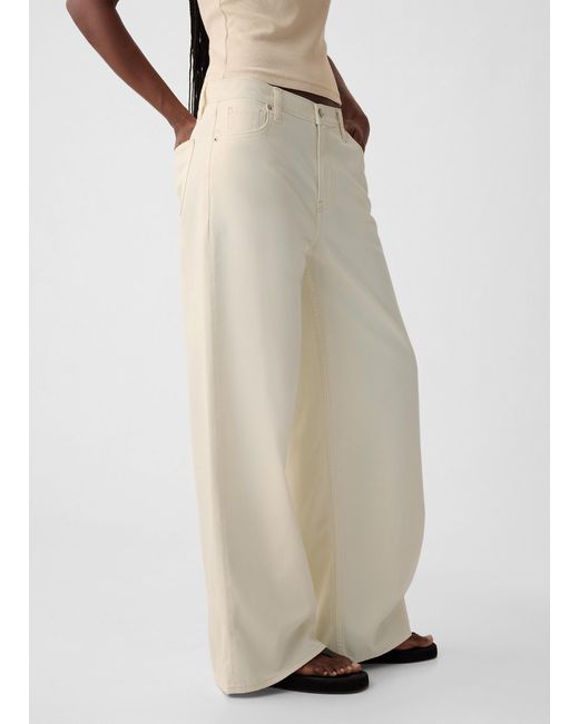 Jeans Wide Leg di Gap in Natural