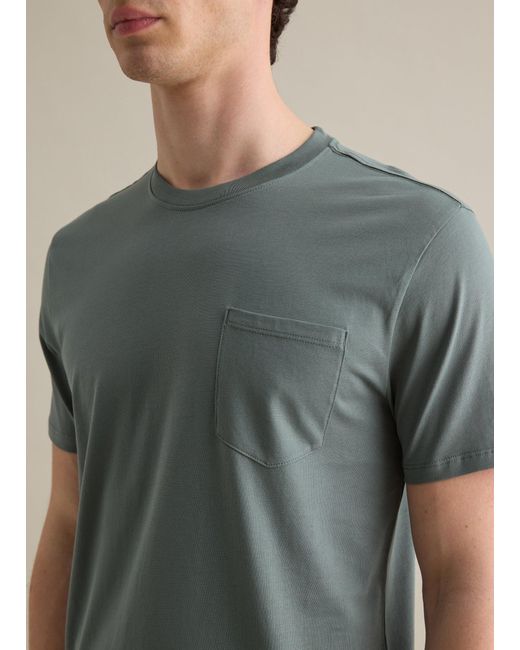 T-Shirt Da Uomo di Piombo in Green da Uomo