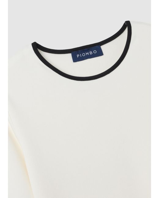 T-Shirt Bianca Regular Fit, Donna, Taglia di Piombo in White