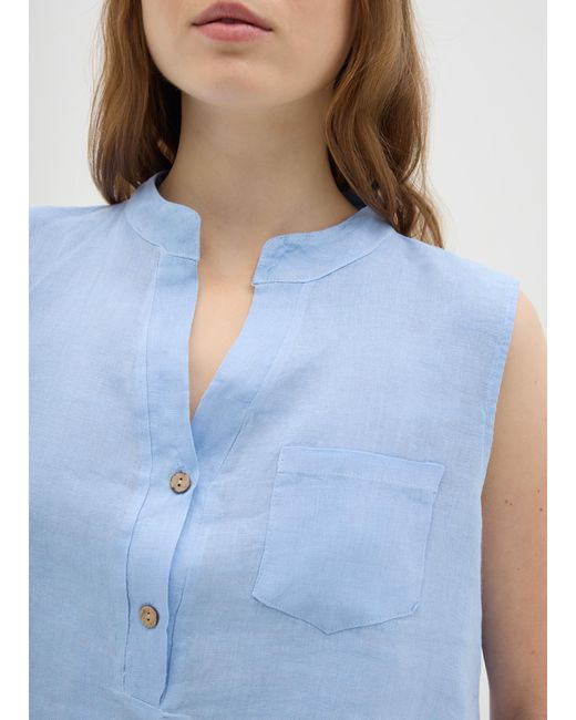 Camicia Smanicata Da Donna di Hybrid in Blue