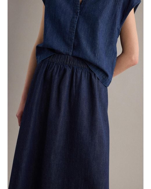 Gonna Lunga di Piombo in Blue