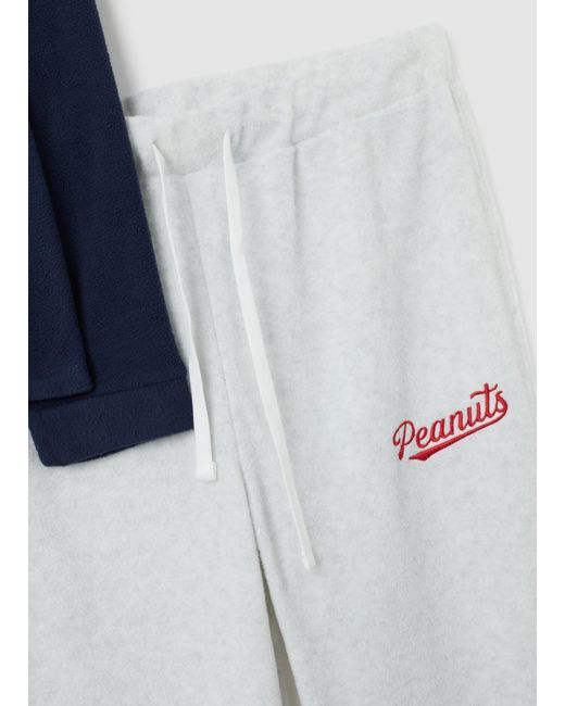 Pigiama Blu E Grigio Con Stampa Snoopy, Uomo, Taglia di OVS in Blue da Uomo