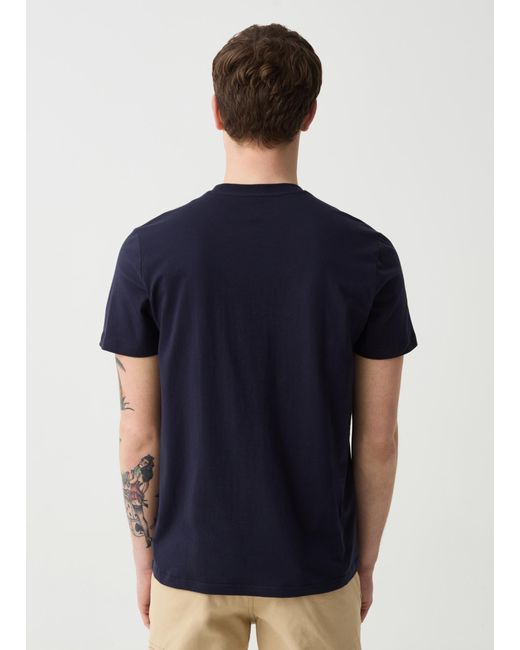 Ovs , T-Shirt Stampa Napoli Maschio Angioino, Uomo, , Taglia di OVS in Blue da Uomo