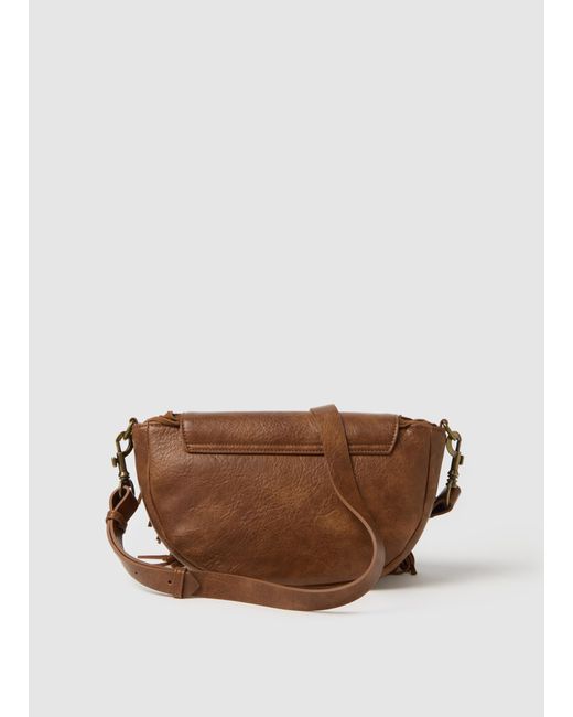 Borsa Con Frange, Donna, Taglia di Piombo in Brown