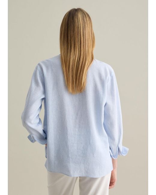 Camicia Azzurra Regular di Piombo in Blue