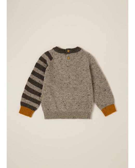Maglione Grigio Con Pinguino Per Neonato, Taglia di OVS in Natural da Uomo