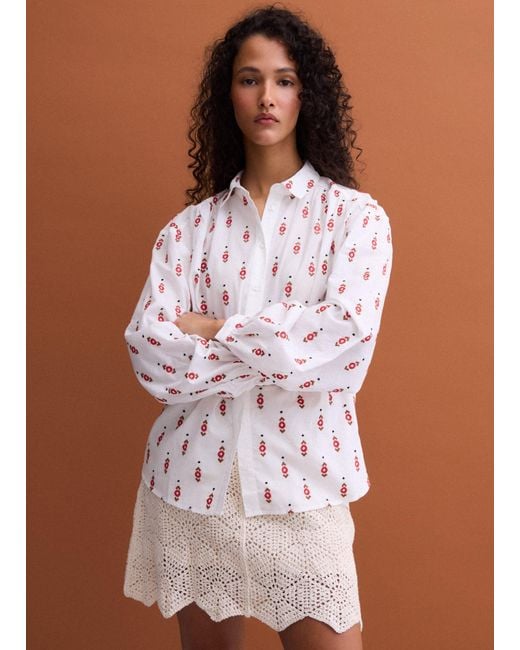 Camicia Bianca di Piombo in Natural