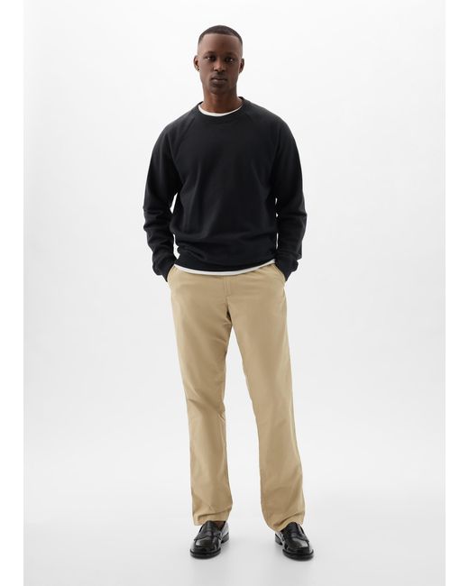 Pantalone chino in popeline di Gap in Black da Uomo