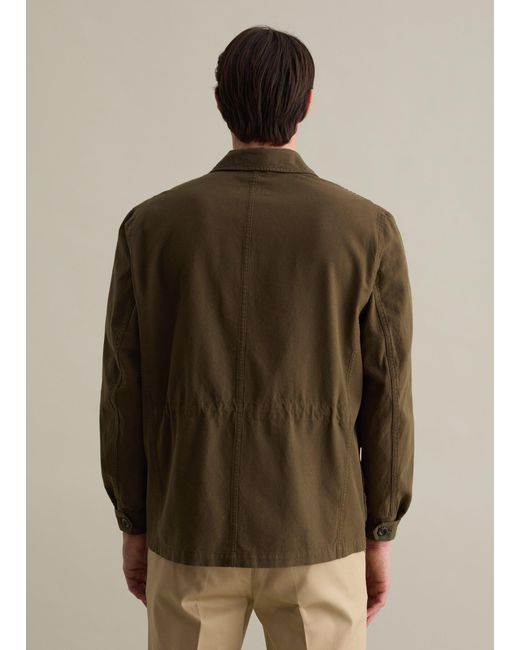Shacket di Piombo in Natural da Uomo