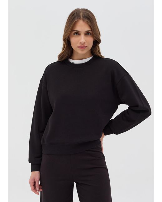 Ovs Felpa Essential Con Scollo Rotondo, Donna, Taglia di OVS in Black