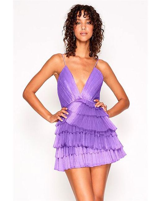Alice McCALL Purple Don't Be Shy Dress Ultra Violet