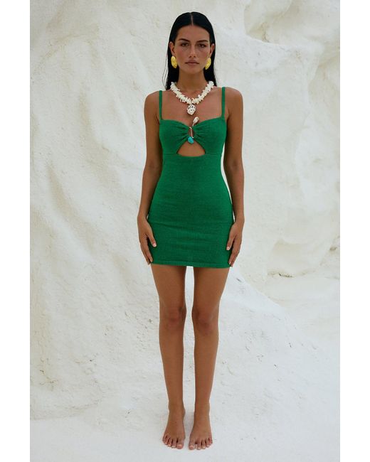 Runaway the Label Green Valez Mini Dress