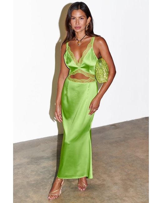 Never Fully Dressed Green Lime Mimi Dress
