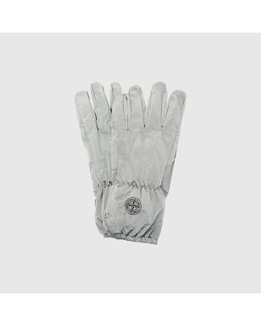Stone Island Nylon Metal In Econyl® Regenerated Nylon Gloves in Gray for  Men | Lyst