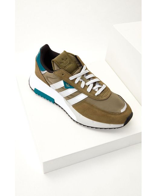 adidas Lace Retropy F2 Shoes in Green for Men | Lyst