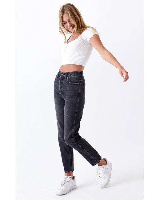 high rise slim fit jeans