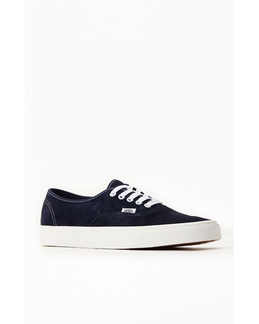 blue suede vans authentic