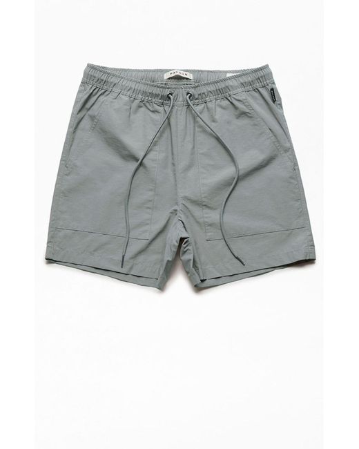 PacSun Gray Nylon Volley Shorts for Men Lyst