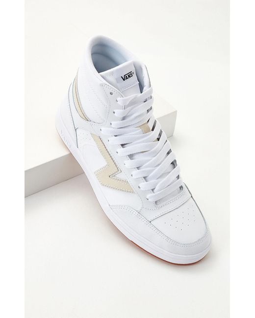 vans leather lowland hi cc shoes