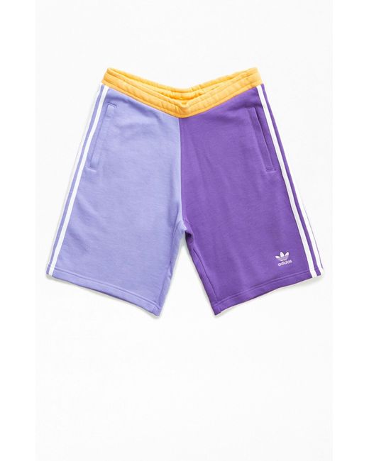 Adidas blocked trefoil shorts Clearance