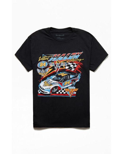 PacSun Van Halen Racing T-shirt in Black for Men | Lyst