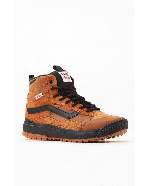 Vans Light Brown Ultrarange Exo Hi Mte1 Shoes for Men Lyst