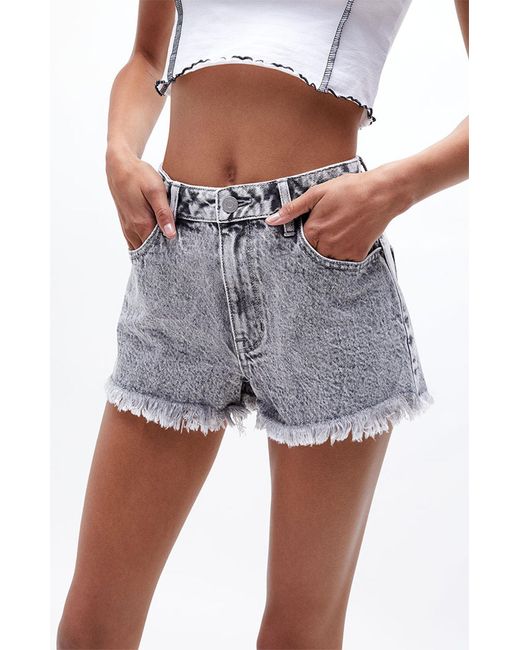 High Waisted Denim Festival Shorts 