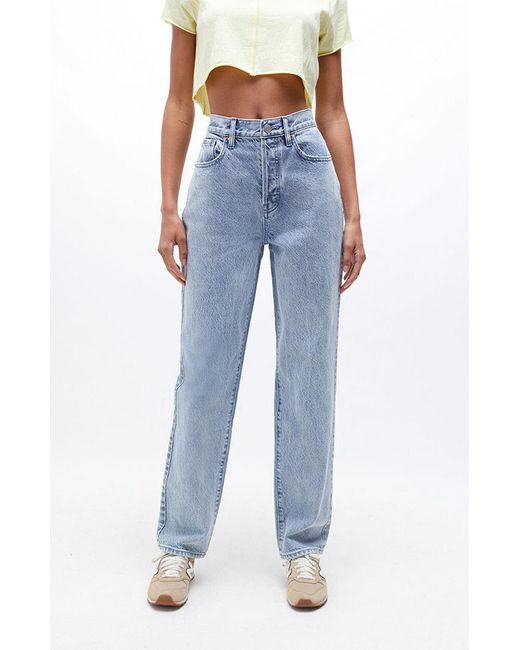 PacSun Denim Eco Light Blue Dad Jeans | Lyst